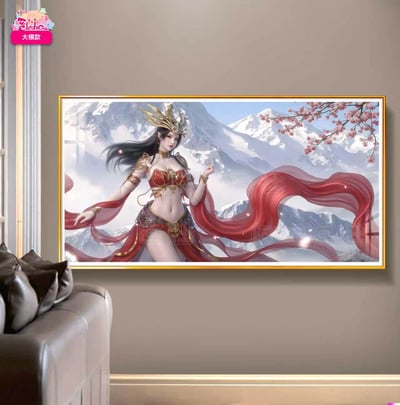 【預購】國色天香 寒雪 美杜莎 12k主題超清裝飾畫 X 阿喵畫社2