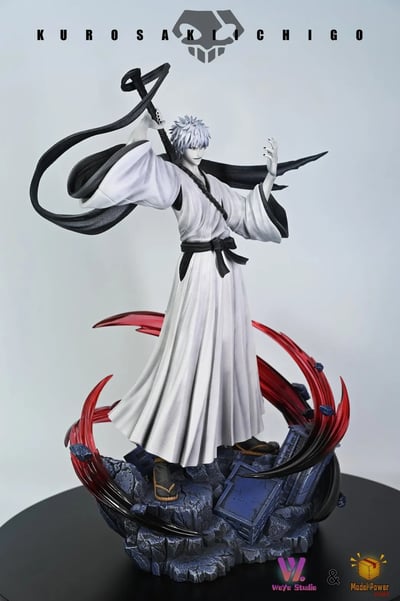【售罄展示追加請私訊客服@toystationtw】死神 黑白一護-王見王 X WoYo+Model Power10