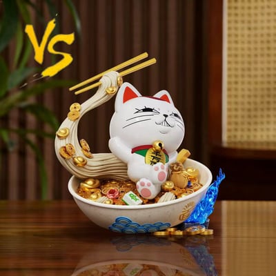 【預購】膽大黨 家居系列22 招財吃麵 X VS模玩4