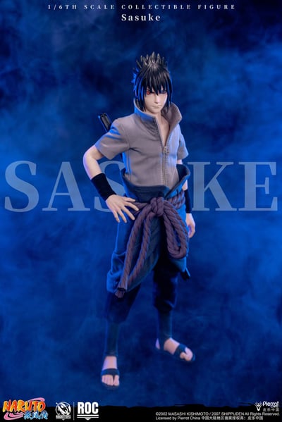 【預購】《火影忍者 疾風傳》1/6可動人偶 ROC-018 Sasuke宇智波佐助 X ROCKETTOYS5