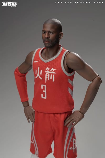【預購】NBA 收藏級可動人偶套裝 中文火箭紀念版-保羅 X Reset-Studio10
