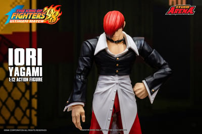 【售罄展示追加請私訊客服@toystationtw】拳皇98UM IORI YAGAMI 八神庵 KFSA04 X Storm Collectibles17