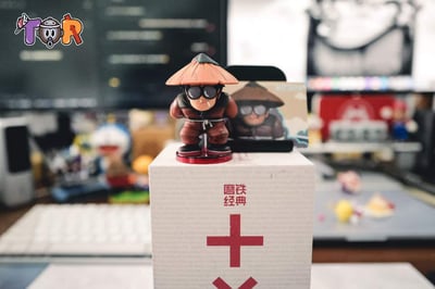 【售罄展示追加請私訊客服@toystationtw】七龍珠 鳥山明系列008 斗笠鳥山明 X ZOR+TOR-Studio6