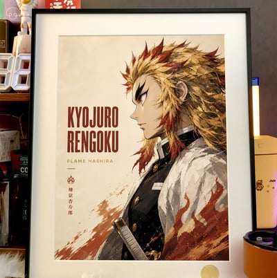 【預購】鬼滅之刃 無限城篇 《九柱-炎》煉獄杏壽郎裝飾畫 X 星空工作室1