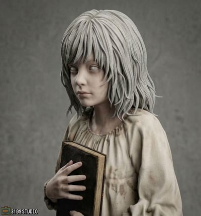 【售罄展示追加請私訊客服@toystationtw】惡靈古堡 神秘女孩 艾米莉＆葛蕾絲 X 3109工作室8