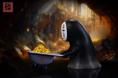 【現貨秒發】宮崎駿 搬磚&運金無臉男 X 發工作室5