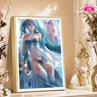 【預購】星守 琴女 8k主題超清裝飾畫 X 阿喵畫社1