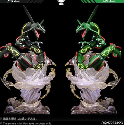 【售罄展示追加請私訊客服@toystationtw】寶可夢 1/20圖鑒系列 豐緣三神--裂空座 X 汪汪工作室1