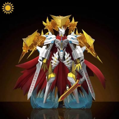 【預購】數碼寶貝 傑斯獸 X 太陽模玩2