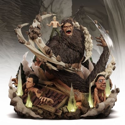 【現貨秒發】進擊的巨人 第十六彈 吉克·葉卡&獸之巨人 X Freedom-Studio1