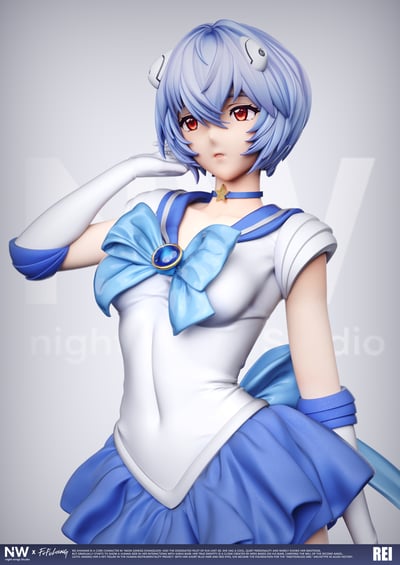 【售罄展示追加請私訊客服@toystationtw】Eva新世紀福音戰士 雙比例 雙版本 美少女綾波零 X Night Wing-Studio7