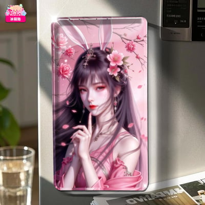 【預購】桃月落舞 小舞大豎款 12k主題高清裝飾畫 X 阿喵畫社2