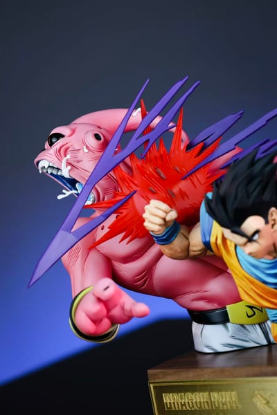 【售罄展示追加請私訊客服@toystationtw】七龍珠 半身對戰系列001 神秘悟飯vs魔人布歐 X WarXjackie8