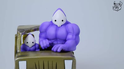 【預購】紫色恐怖 狂扁小朋友 X NIUZI牛子7