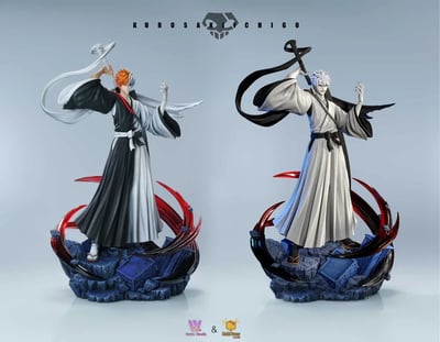 【售罄展示追加請私訊客服@toystationtw】死神 黑白一護-王見王 X WoYo+Model Power14