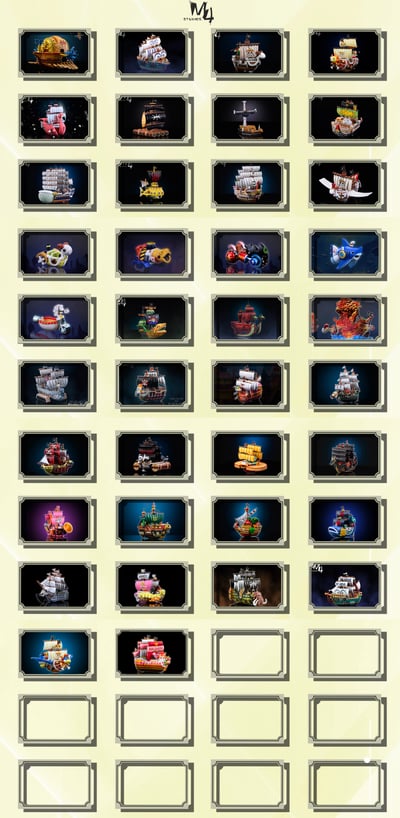 【預購】海賊王 全員船系列第三十六彈 大媽海賊船 女王媽媽聖歌號 X M4工作室6