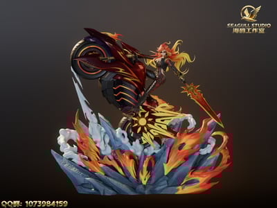 【預購】原神 場景雕像第一彈 火神瑪薇卡 X SEAGULL海鷗7