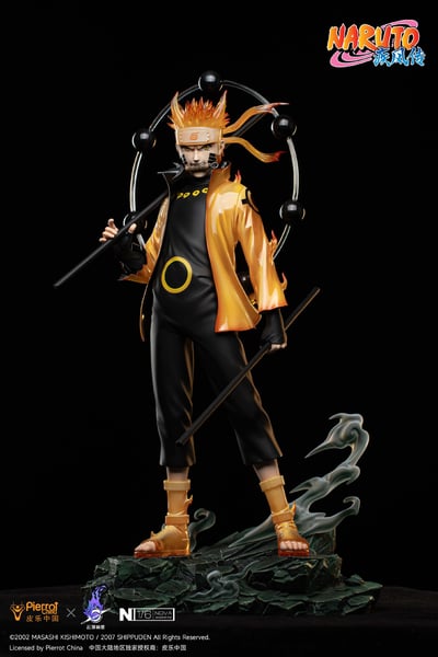 【預購】《火影忍者》六道仙人模式-漩渦鳴人&輪回眼-宇智波佐助 X 皮樂中國+雲頂摘星工作室 正版授權6