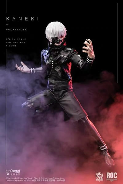 【售罄展示追加請私訊客服@toystationtw】東京喰種 1/6可動人偶 戰鬥服Ver. ROC-025 金木研 X Rocket Toys+皮樂中國 正版授權10