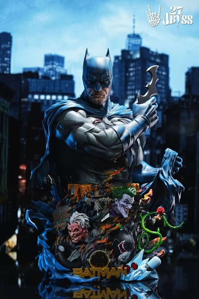 【預購】DC 雙比例 蝙蝠俠胸像 X 27獄4
