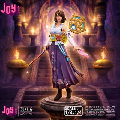 【預購】最终幻想FF10 雙比例 尤娜2.0 X Joy Station1