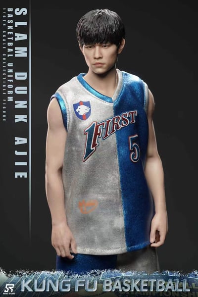 【預購】功夫灌籃 收藏級可動人偶手辦 阿傑【可動眼】X Reset-Studio12