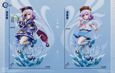 【售罄展示追加請私訊客服@toystationtw】原神 雙版本 殭屍女孩（七七）X Lightning光芒3