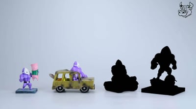 【預購】紫色恐怖 狂扁小朋友 X NIUZI牛子9