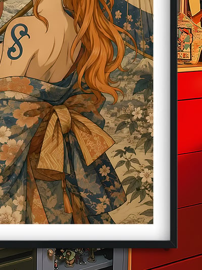 【預購】海賊王《和服娜美》裝飾畫&冰箱貼 X 巴洛克工作室6