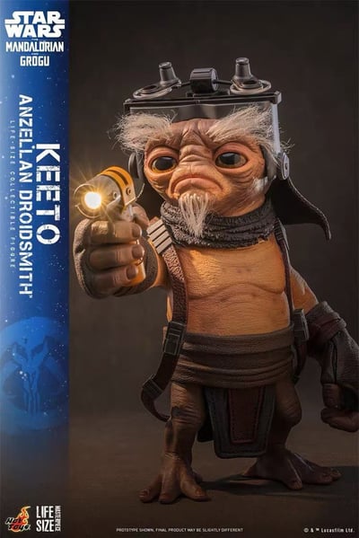 【預購】星際大戰《曼達洛人與古古》可動 LMS018 基托 安澤爾機器人專家 X HotToys(HT)5