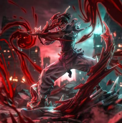 【預購】咒術迴戰 水墨破碎風系列第二彈 赤血操術-脹相 X 亂舞工作室1