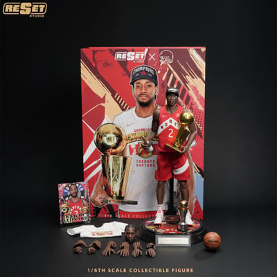 【預購】NBA 1/6收藏級可動人偶套裝 RS猛龍奪冠倫納德 X Reset-Studio7