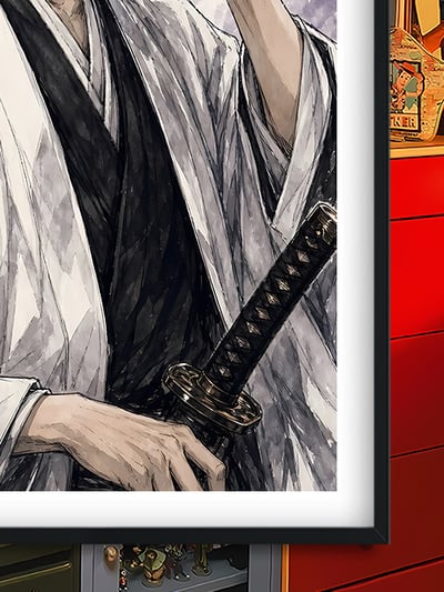 【預購】死神 境·界《水墨藍染》動漫裝飾畫&冰箱貼 X 巴洛克工作室6