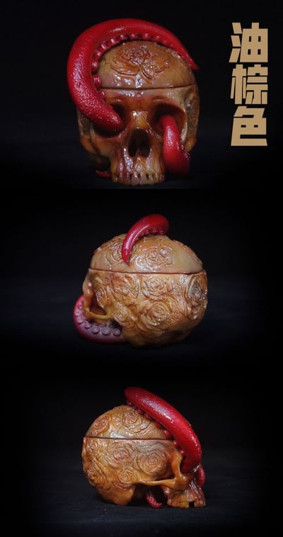 【補款】原創 多配色 嘎巴啦觸須頭骨-克蘇魯風 X COR工作室7