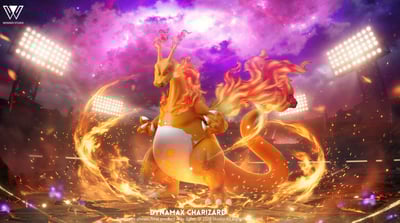 【預購】寶可夢 丹帝戰隊 雙配色 極巨化CJJ噴火龍 X Wonder玩得2