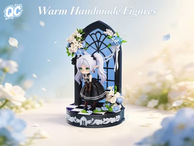 【預購】葬送的芙莉蓮 Q版黑白洛麗塔 芙莉蓮&菲倫 X 啟晨工作室8