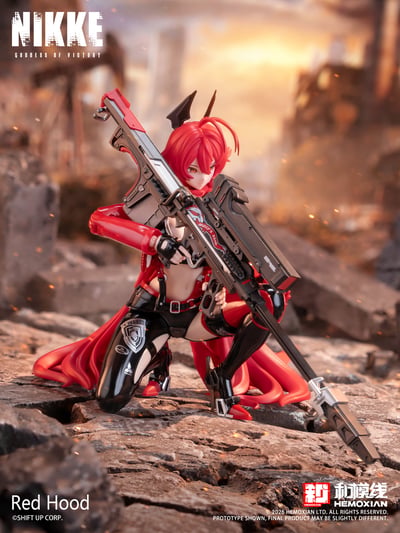【售罄展示追加請私訊客服@toystationtw】NIKKE勝利女神 拼裝可動模型 小紅帽 X 和模線7