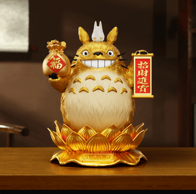 【補款】宮崎駿 限量潮玩GK手辦 擺件禮物 招財黃金龍貓 X JoyToon-Studio1