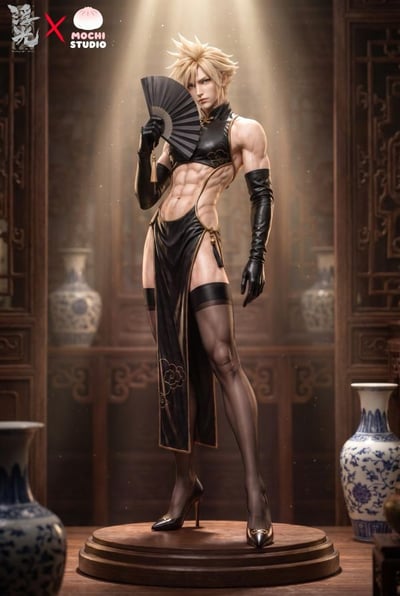 【預購】最終幻想 旗袍美男子cos系列001 克勞德 X 浮光+MOCHI麻薯2