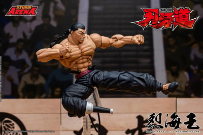 【預購】刃牙系列 烈海王 可動人偶 BHSA05 X Storm Collectibles13