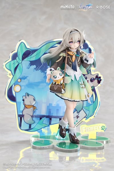 【預購】崩壞：星穹鐵道 RISE UP+系列 小不點貓貓系列手辦 流螢Ver. X RIBOSE3