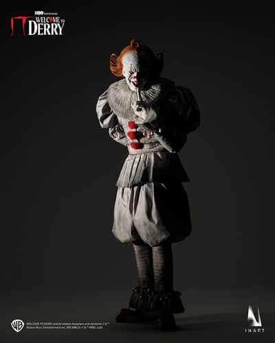 【售罄展示追加請私訊客服@toystationtw】《小丑回魂：歡迎來到德裏鎮》第一季 1/6收藏級可動人偶 潘尼懷斯 X INART5
