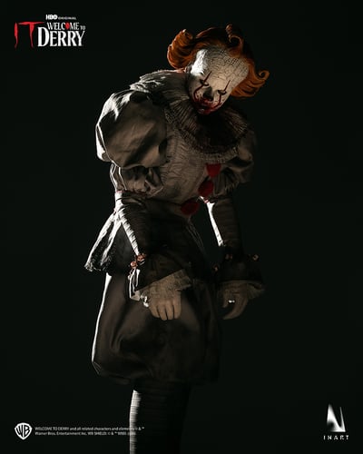 【售罄展示追加請私訊客服@toystationtw】《小丑回魂：歡迎來到德裏鎮》第一季 1/6收藏級可動人偶 潘尼懷斯 X INART10