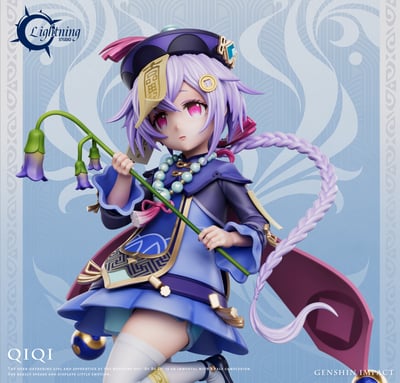 【售罄展示追加請私訊客服@toystationtw】原神 雙版本 殭屍女孩（七七）X Lightning光芒6