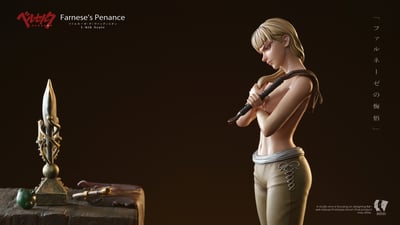 【預購】劍風傳奇 法爾納塞「罪罰之刻」雕像 X ironheart+BIHS7