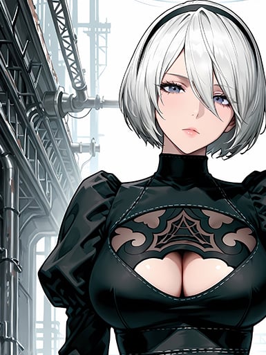 【預購】尼爾自動人形《機械紀元2B》遊戲裝飾畫&冰箱貼 X 巴洛克工作室5