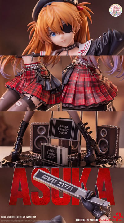 【預購】Eva新世紀福音戰士 明日香·朋克搖滾 X 極境工作室10