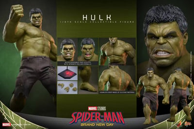 【售罄展示追加請私訊客服@toystationtw】《蜘蛛人：嶄新之日》浩克Hulk MMS905 X HOTTOYS2