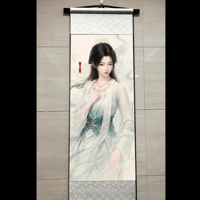 【預購】國色天香 宋玉仙子 卷軸錦緞高清精裱畫 X 阿喵畫社3