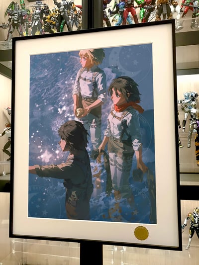 【預購】進擊的巨人《大海》動漫裝飾畫 X 星空工作室2